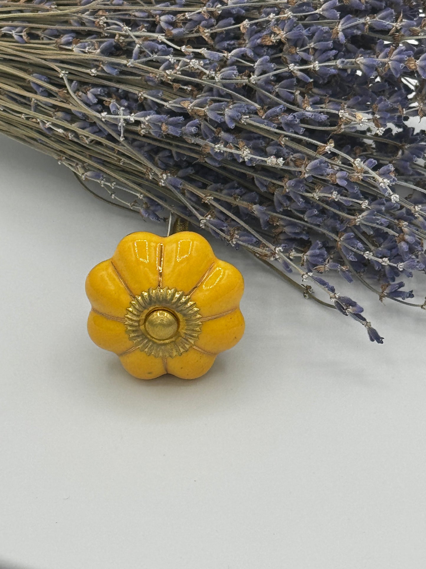 Ceramic Pumpkin Knob