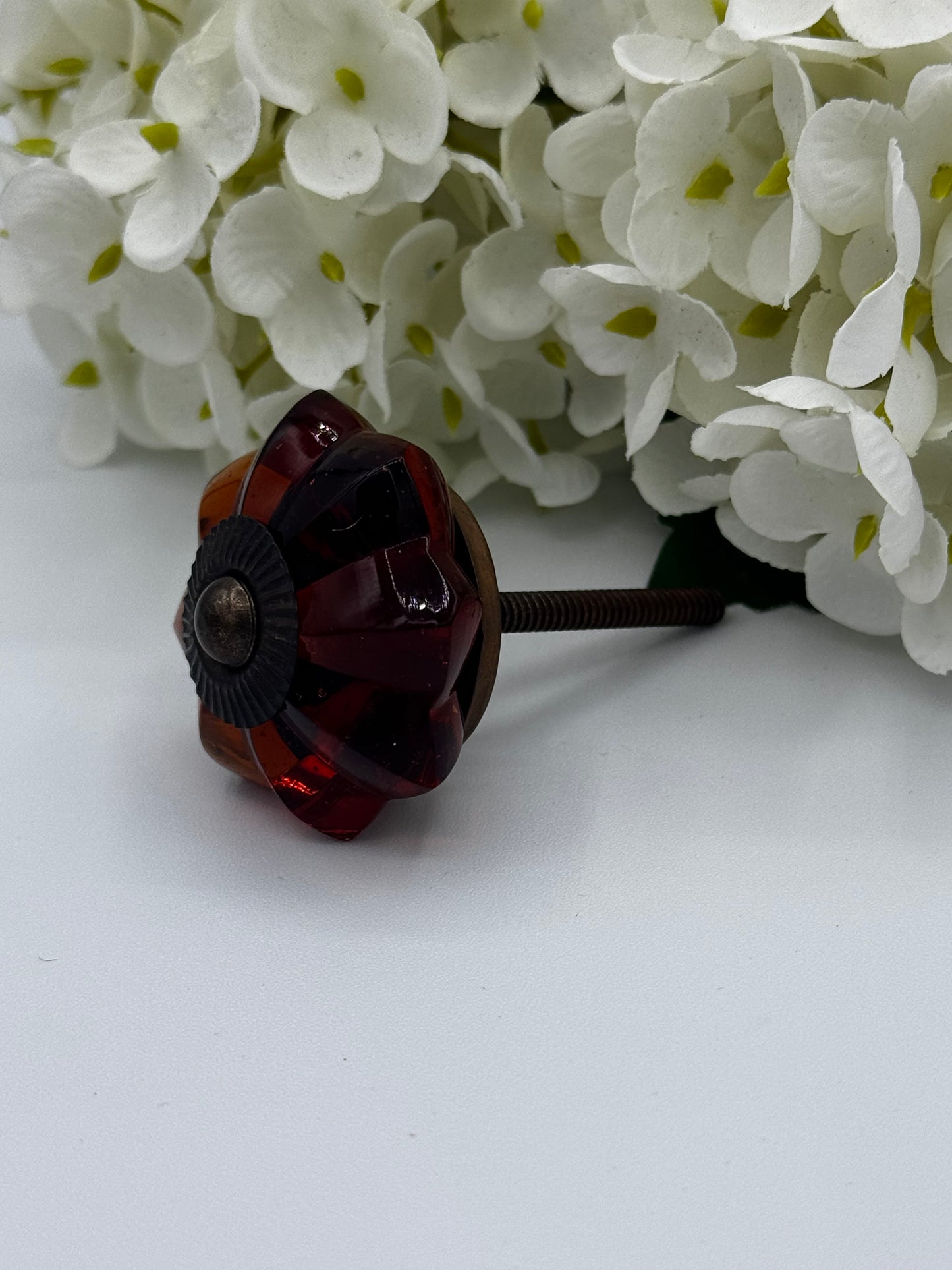 Amber Glass Knobs