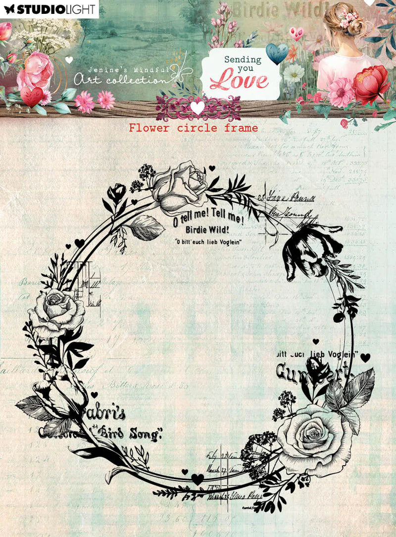 Studio Light - Sending You Love Collection Stamps