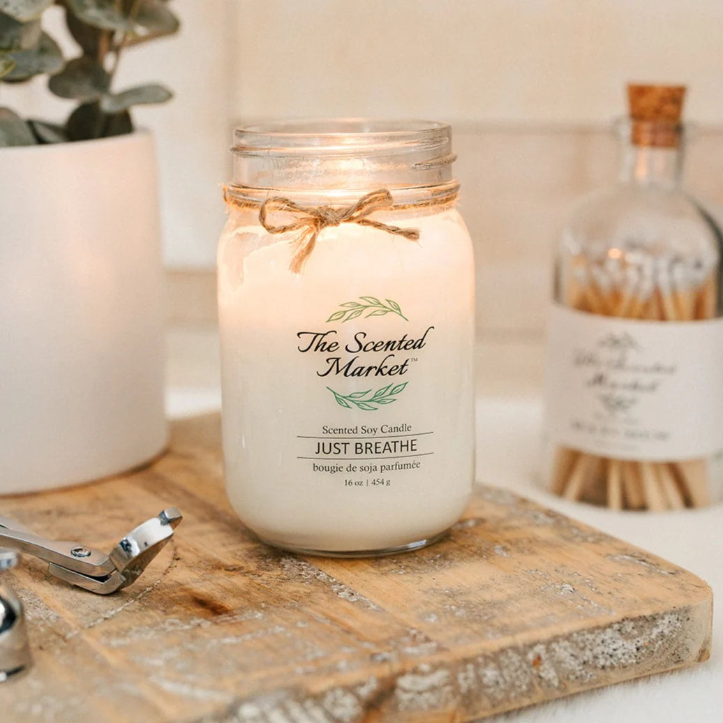 The Scent Market Just Breath Soy Wax Candle 16oz