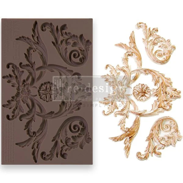 Re-Design With Prima® Decor Moulds - Majestic Flourish 5x8"