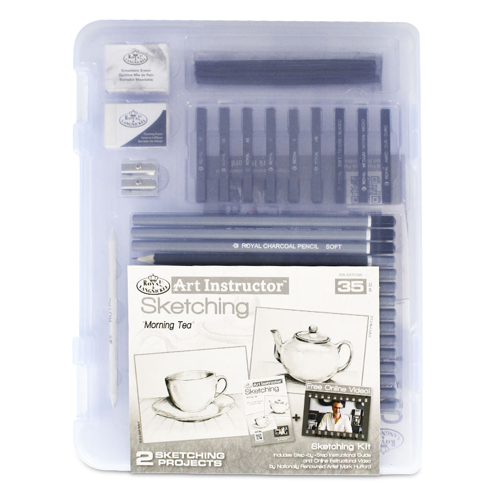 Royal & Langnickel 35pc Clearview Art Set - Drawing Royal & Langnickel 35pc Clearview Art Set - Drawing