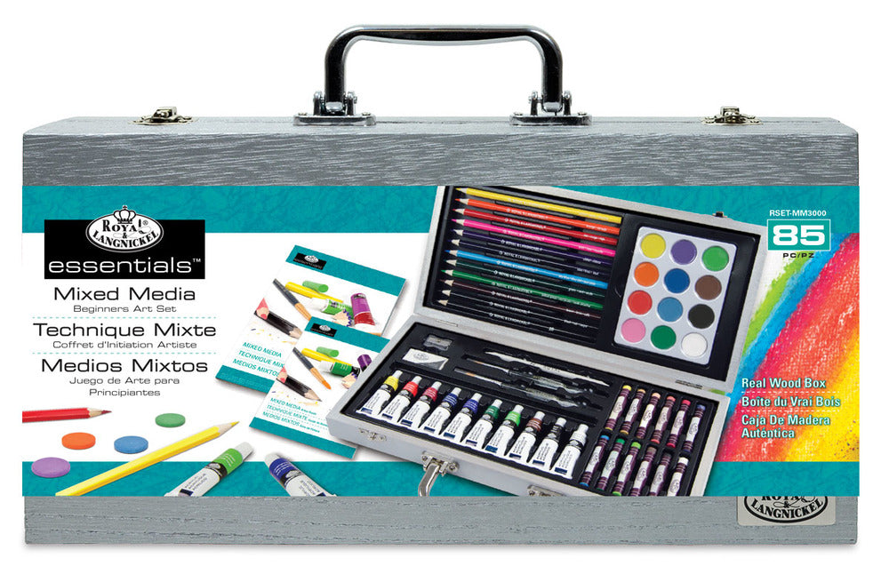 Royal & Langnickel - Essential Beginners Box - Mixed Media Art Set