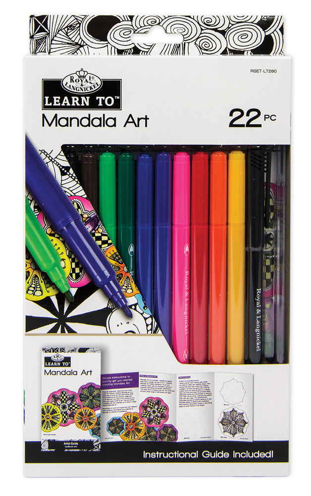 Royal & Langnickel - Learn To Art Set - Mandala 22pc