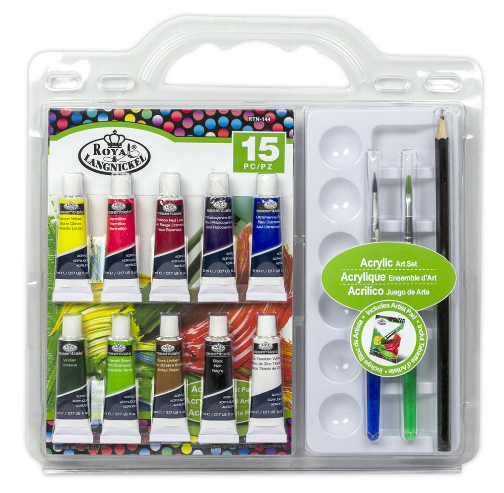 Royal & Langnickel - Cool Art Acrylic Painting Set 15pcs