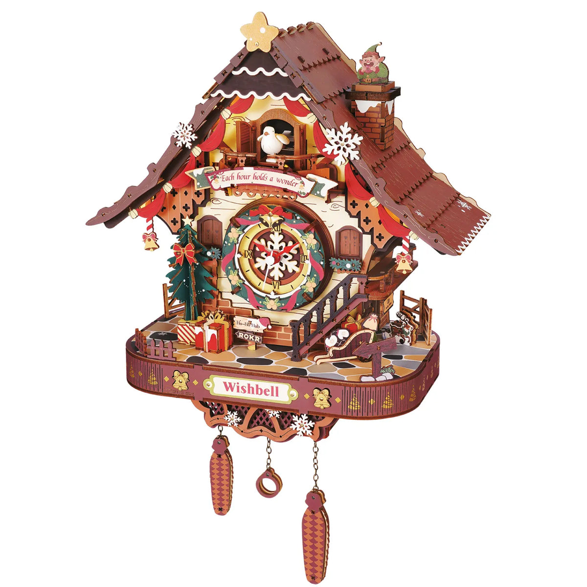 Rokr Christmas Cuckoo Clock