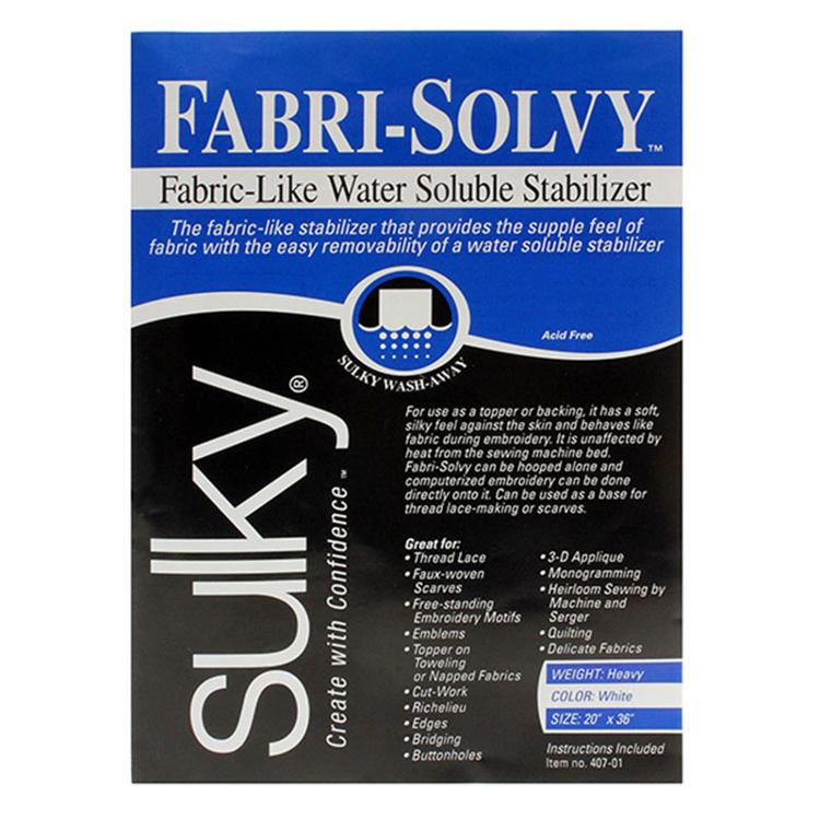 Sulky - Fabri-Solvy - White 20x30"