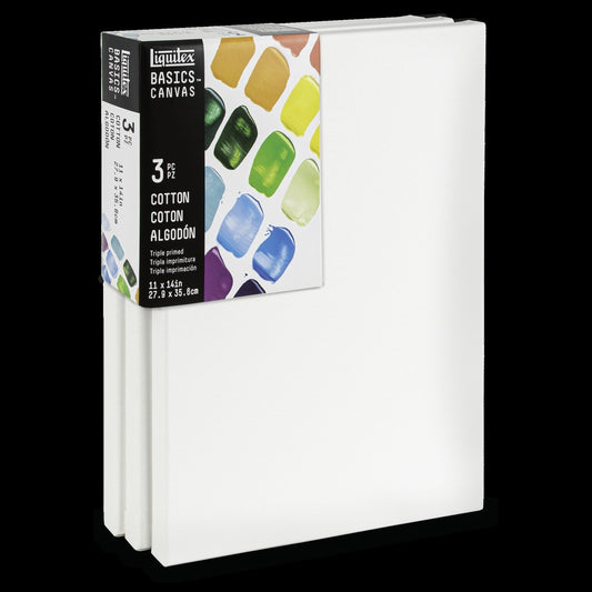 Liquitex Basics Canvas 11X14 3 Pack