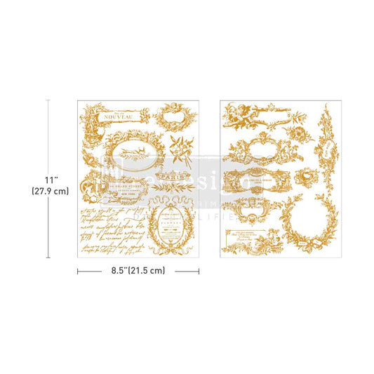 Re-Design With Prima® Middy Transfers - Kacha - Label De Luxe 8.5x11"