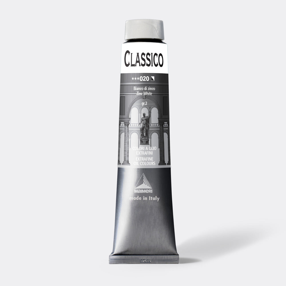 Classico Oil Paint - 020 Zinc White 200 ml