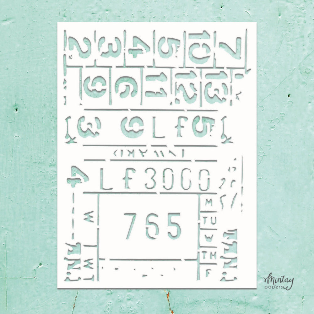 Mintay Kreative - Stencil Mixed 3 6x8"
