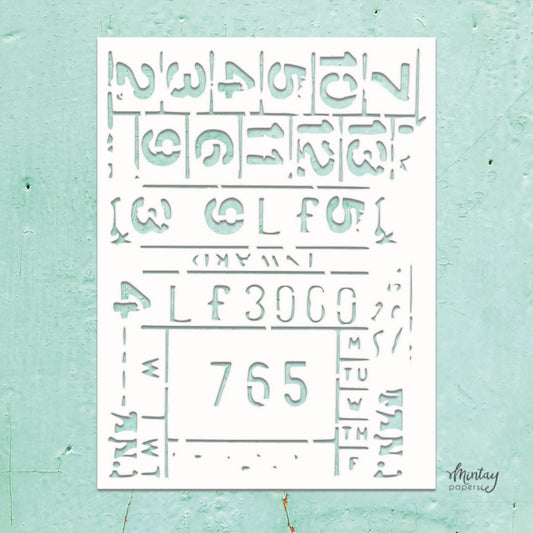 Mintay Decorative Stencil Mixed 3