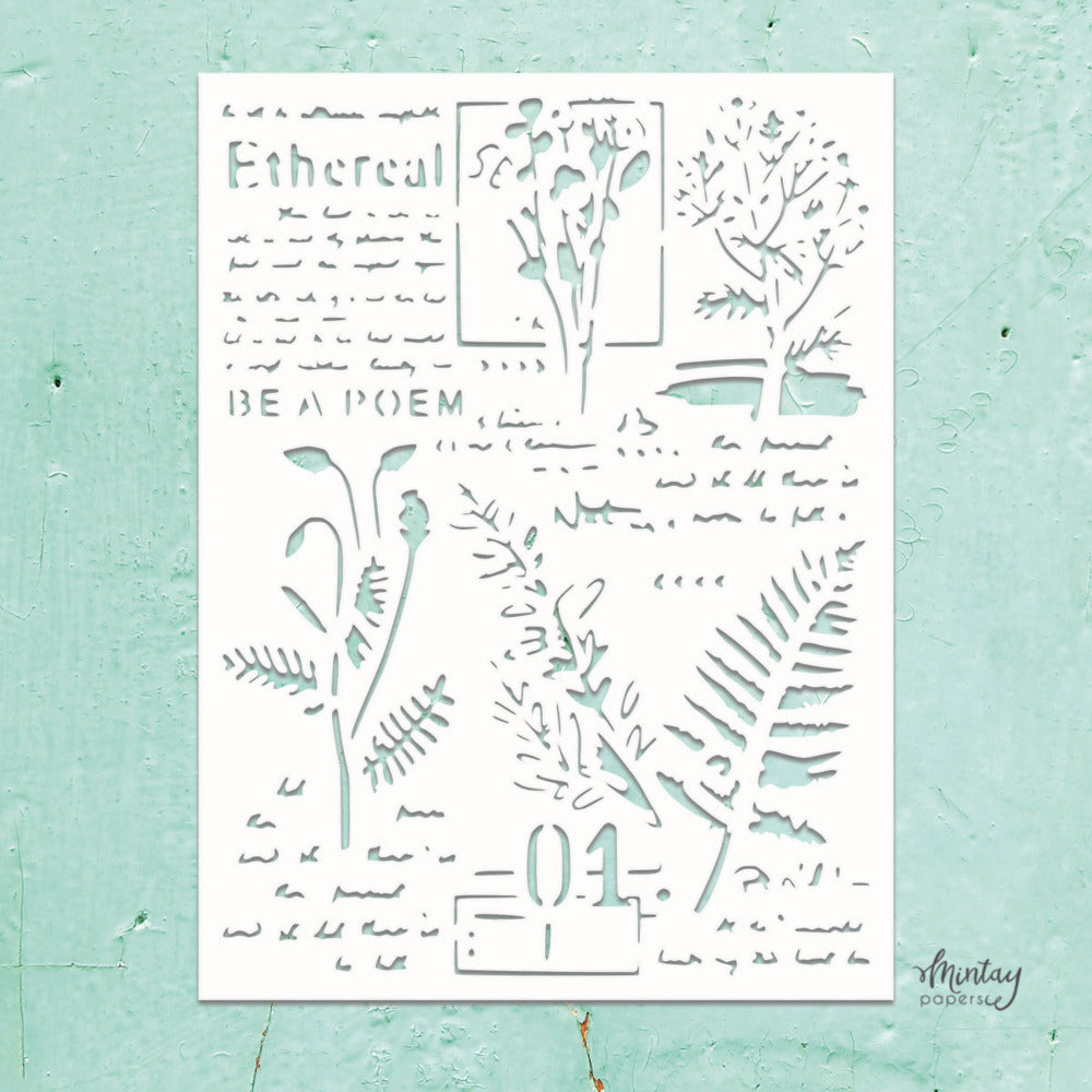 Mintay : Kreativa Stencil Mixed 8