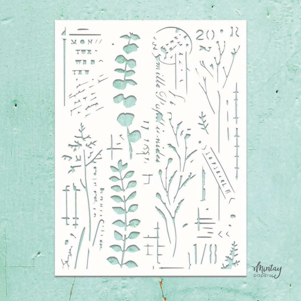 Mintay : Kreativa Stencil Mixed 9