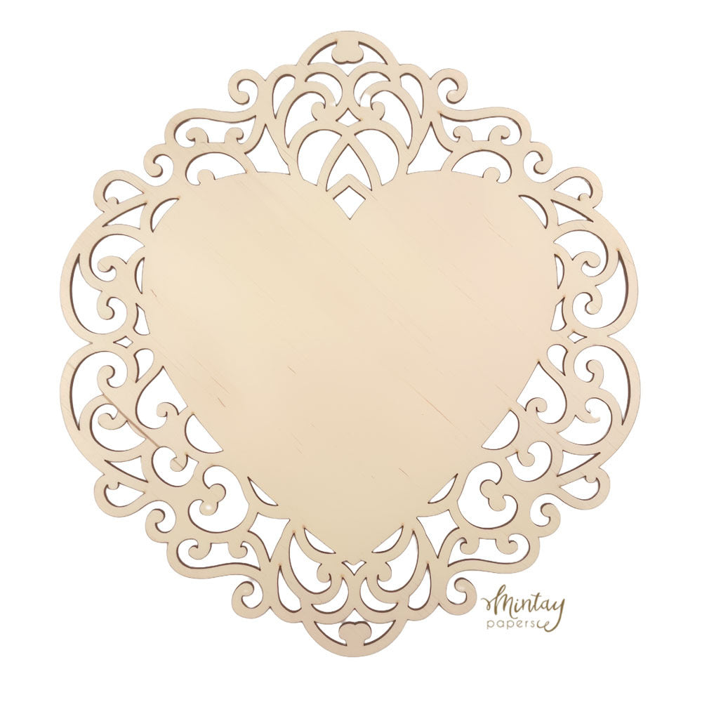 Mintay Chippies - Heart Plaque