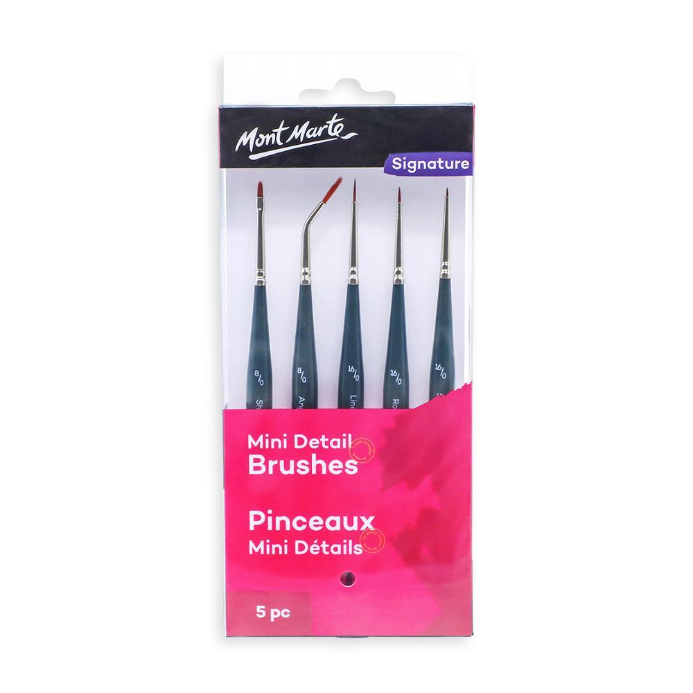 MONT MARTE Mini Detail Brush Set - 5pcs