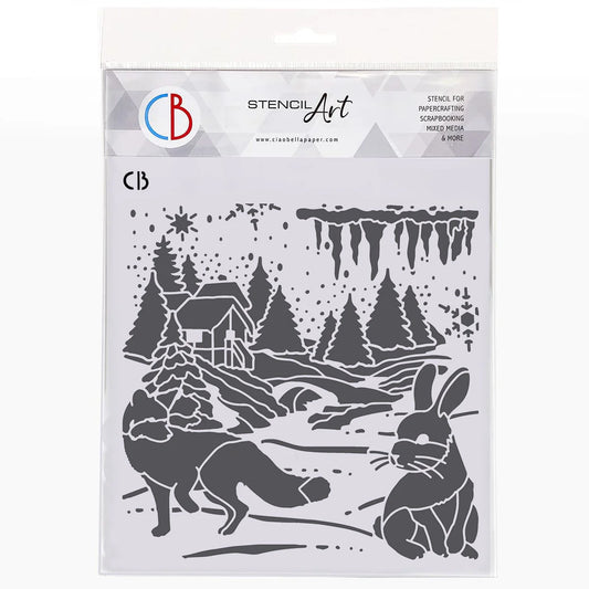 Ciao Bella Stencil Art Nordic Landscape