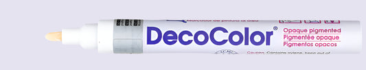 Deco Color Opaque Paint Marker Broad Line White