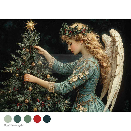 Re-Design With Prima® A4 Decoupage Fiber - Merry & Majestic 11.69x8.27"