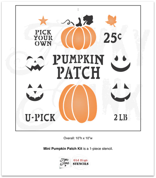 Muddaritaville Studio - Mini Pumpkin Patch Kit
