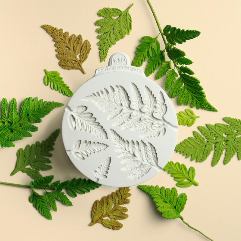 Ferns Silicone Mould Katy Sue Designs