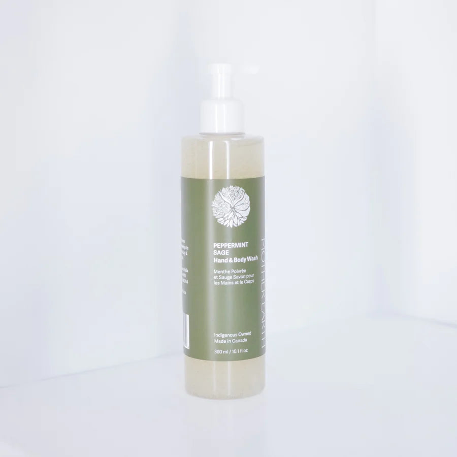 MOTHER EARTH PEPPERMINT SAGE BODY WASH