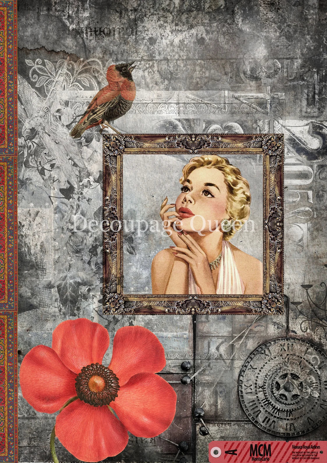 Decoupage Queen - Pinup Collection Retro Glam A4 Rice Paper