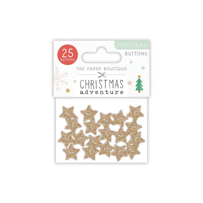The Paper Boutique - Christmas Adventure Buttons 25pcs