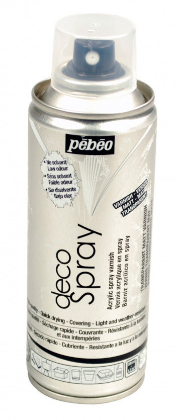 Pebeo Spray Transparent Matte Varnish 200 ml