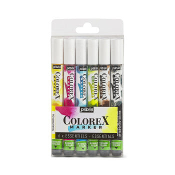 Colourex Watercolour Marker Set - Essentials 6pcs