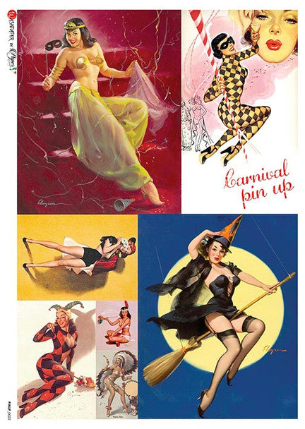 Paper Design - Pinup 0022 A4 Rice Paper