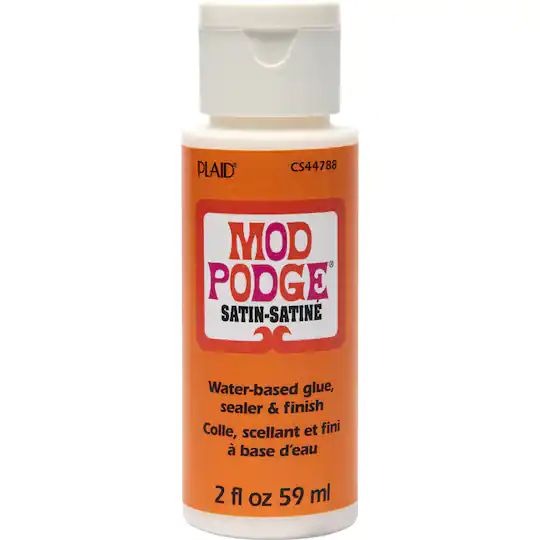 Mod Podge Satin - Water base Sealer/Glue/Finish 2 oz