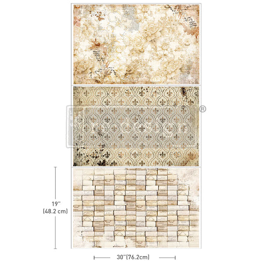 Re-Design With Prima® Decoupage Decor Tissue Paper - Enchanted Romance 19.5x30"  3 Sheets