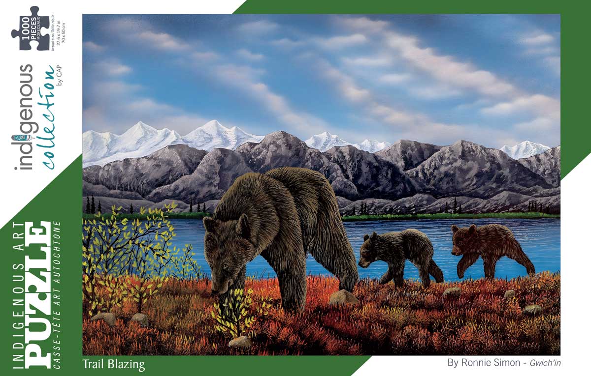 Indigenous Art Puzzle 1000 Pieces - Trail Blazing