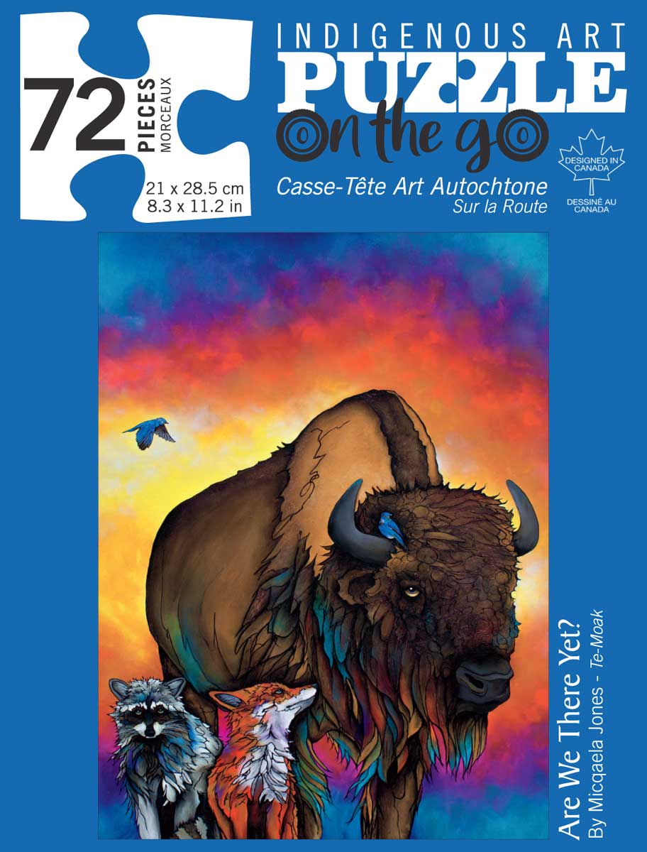 72 Piece Indigenous Art Puzzle - Sorted Varity