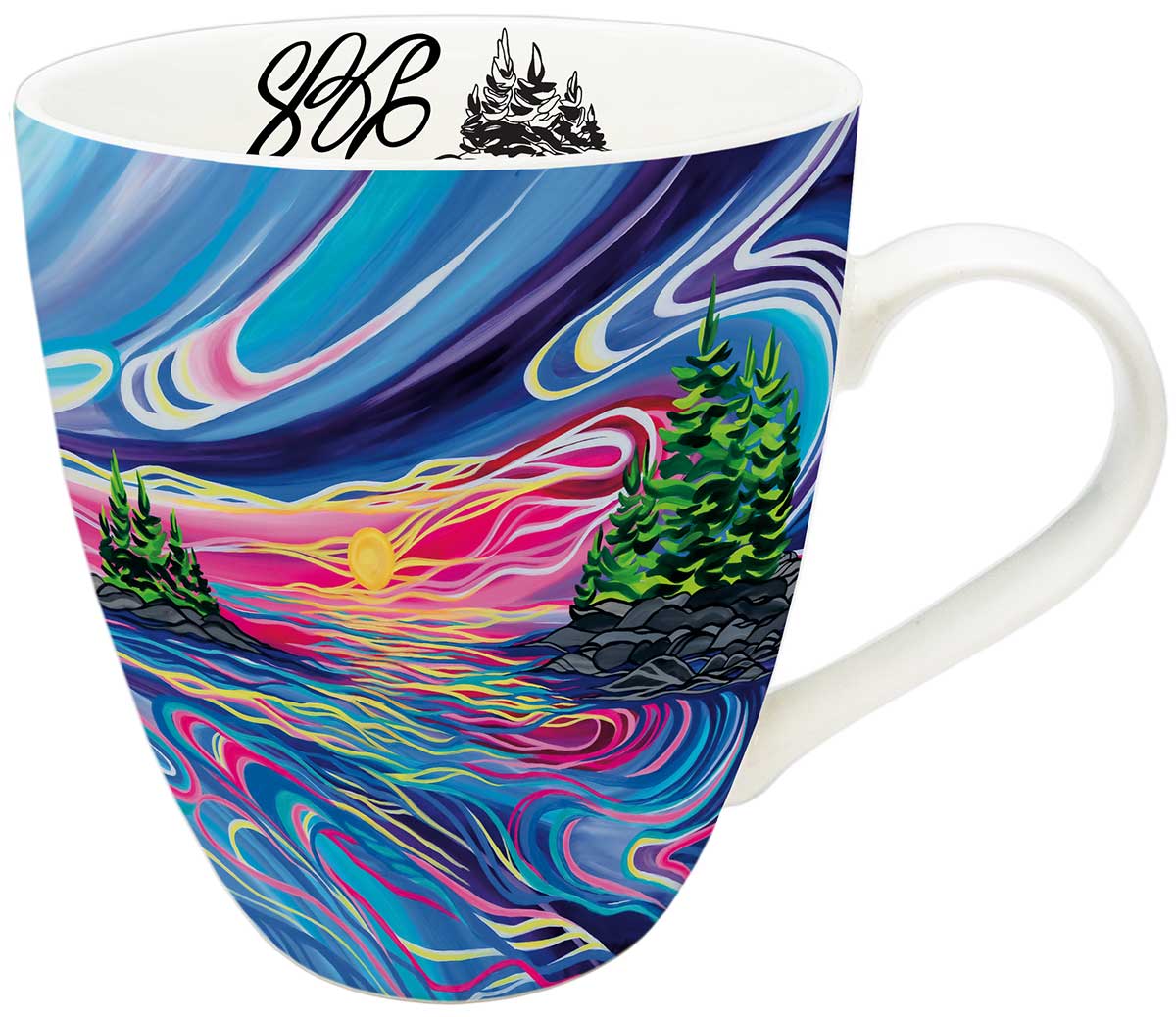 Reflect and Grow with Love Mug 18oz