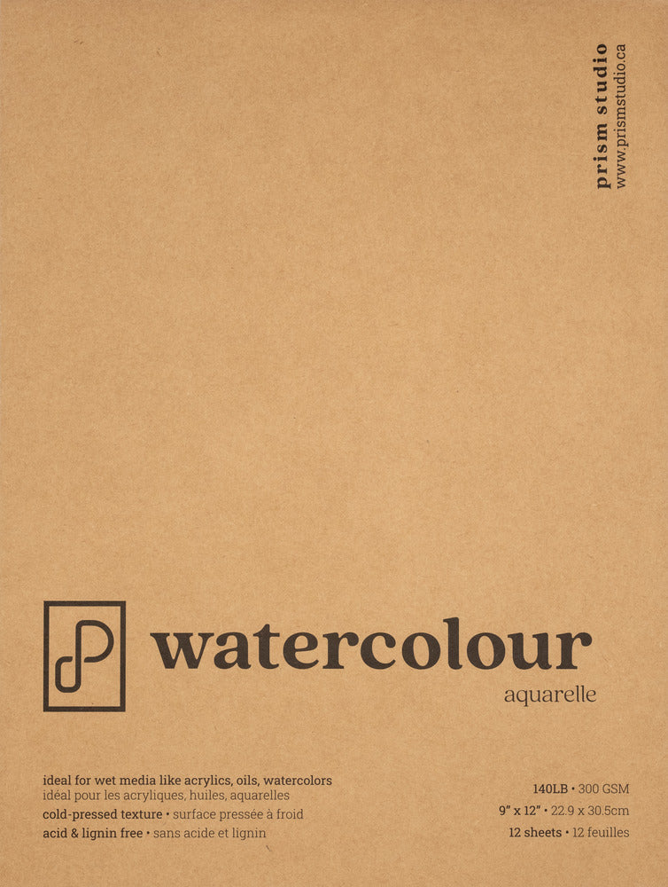 Prism Studio - Watercolour 9x12" Pad Cold Pressed