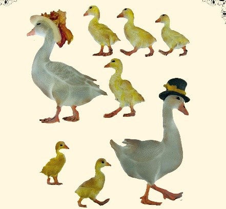 LaBlanche Silicone Mould Family of Geese