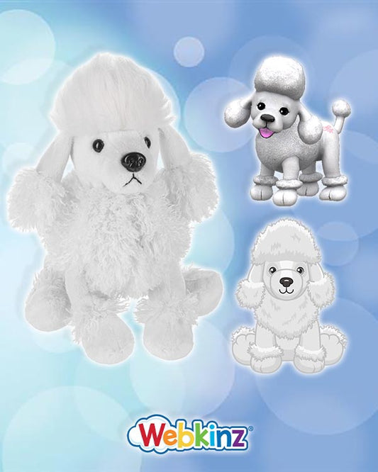Webkinz White Poodle 8.5"