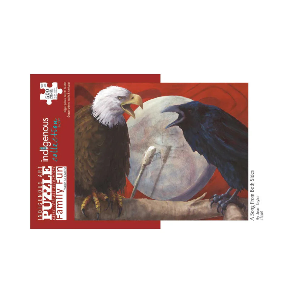 500 Piece Indigenous Art Puzzle - A Song From Both Sides