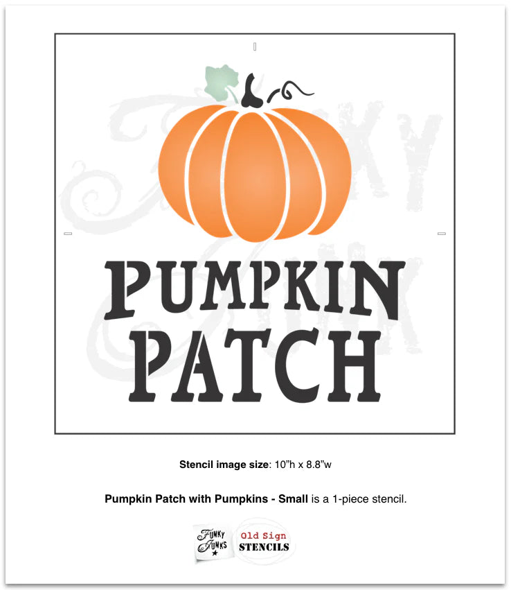 Funky Junk Pumpkin Patch Stencil
