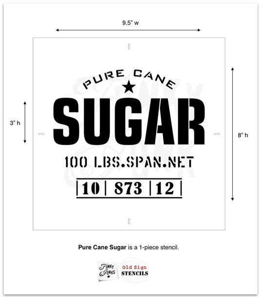 Funky Junk Stencil Sugar