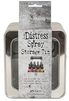 Distress Spray Storage Tin