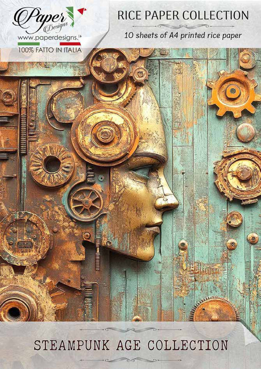 Paper Designs : Steampunk Age Collection Rice Paper Kit