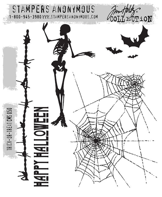 Tim Holtz & Stampers Anonymous Trick or Treat Stamps