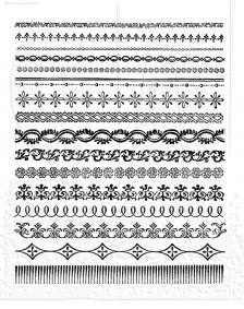 Tim Holtz & Stampers Anonymous Ornate Trims Stamps