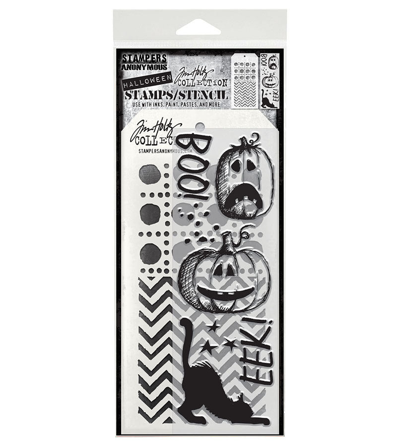 Tim Holtz & Stampers Anonymous Mixed Media Eek A Boo