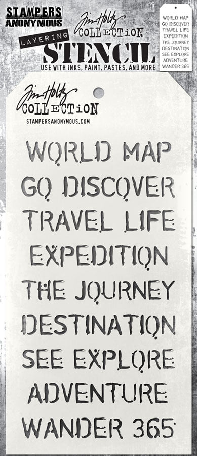 Stampers Anonymous Layering Stencil Traveler