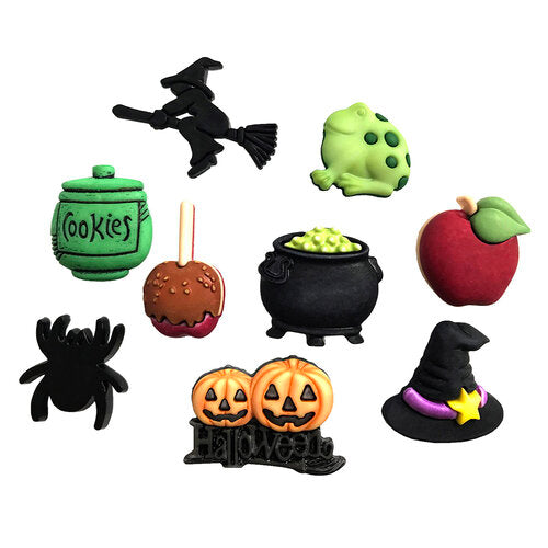 Buttons Galore and More Embellishments - Button Theme Packs - Witches Kitchen