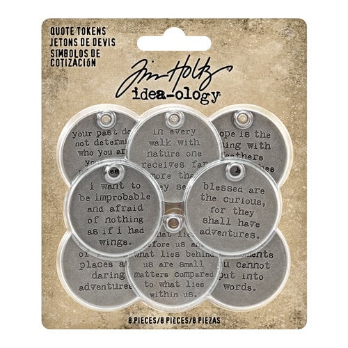 Tim HOltz Idea-ology Quote Tokens
